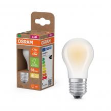 OSRAM E27 LED Lampe Classic matt 2,2W wie 40W warmweißes Licht 2700K - Energy efficiency class A